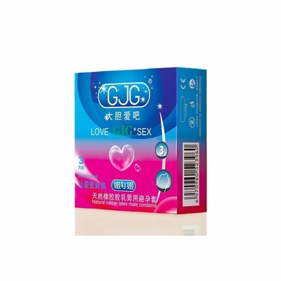 Condones con costillas y puntos para mejorar el placer sexual Selección de colores múltiples