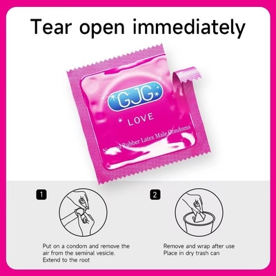 Condones con costillas y puntos para mejorar el placer sexual Selección de colores múltiples