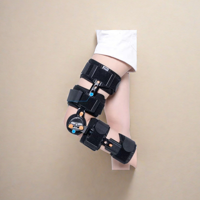 Aparador para rodilla de inmovilización ortopédica de metal para el sistema de apoyo de fijación postoperatoria