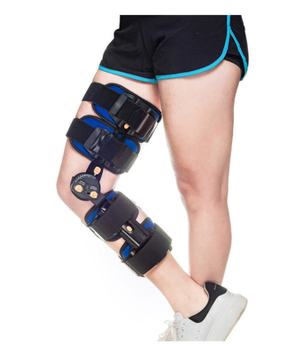 Clase I, soporte de rodilla ajustable para rodillas con colgante y ángulo máximo de 180°
