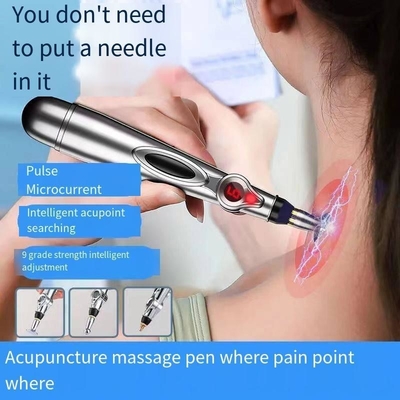 Pluma de tratamiento de salud con pulso de meridiano electrónico de clase II con envío de mapas de puntos de acupuntura