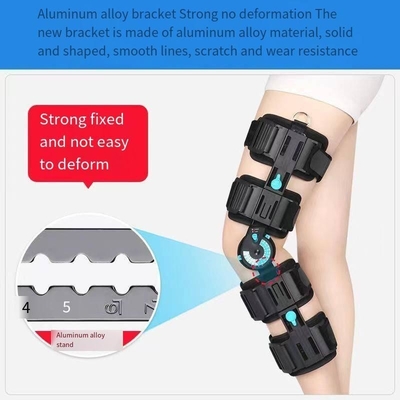 Apoyo de rodilla ajustable para la fijación de fracturas y tensión del ligamento Ángulo mínimo 60°
