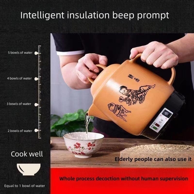 5 años de vida útil Ginseng Soup Pot con apagón totalmente automático y hierbas chinas