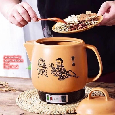5 años de vida útil Ginseng Soup Pot con apagón totalmente automático y hierbas chinas