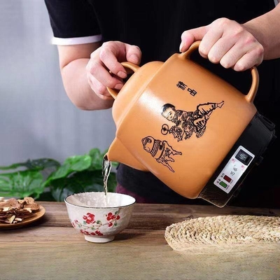 5 años de vida útil Ginseng Soup Pot con apagón totalmente automático y hierbas chinas
