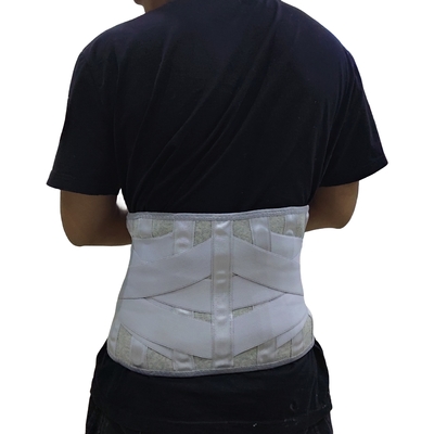 Cinturón de apoyo lumbar de placa de acero ajustable para aliviar la descompresión