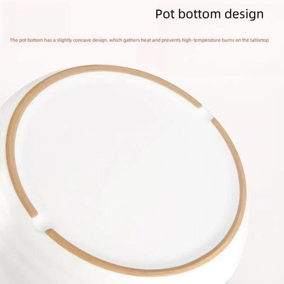 Conjunto de utensilios de cocina blancos sin pegamento para la decocción de la sopa de hierbas de la medicina tradicional china
