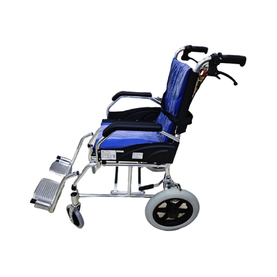 Silla de ruedas deportiva médica plegable para discapacitados Material de la rueda trasera de acero carbono
