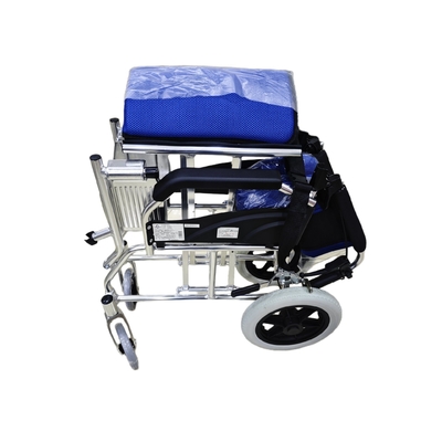 Silla de ruedas deportiva médica plegable para discapacitados Material de la rueda trasera de acero carbono