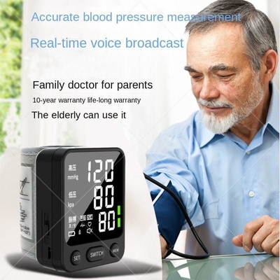 Monitoreo de presión arterial de muñeca profesional con lectura de pulso 5 positivo y negativo