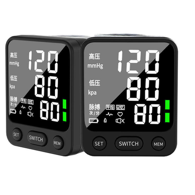 Presurización inteligente Esfigmomanómetro electrónico portátil con pantalla LCD grande