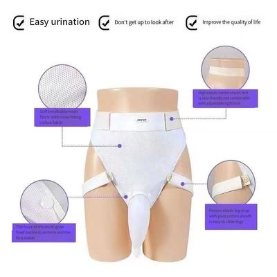 Clasificación de instrumentos Clase I Bolsa de orina estéril para la pierna con colgador portátil