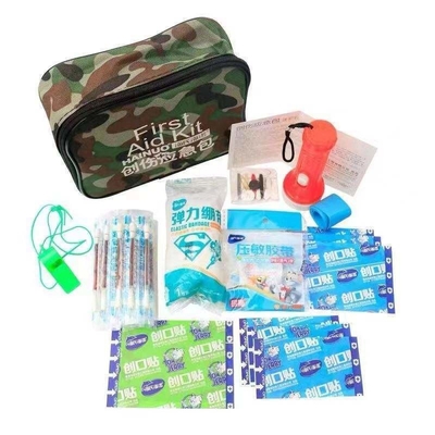 Kit de primeros auxilios tácticos de emergencia con suministros de emergencia duraderos y fuertes