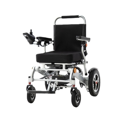 Silla de ruedas plegable de aleación de aluminio eléctrico para ancianos 201-500W Construcción duradera