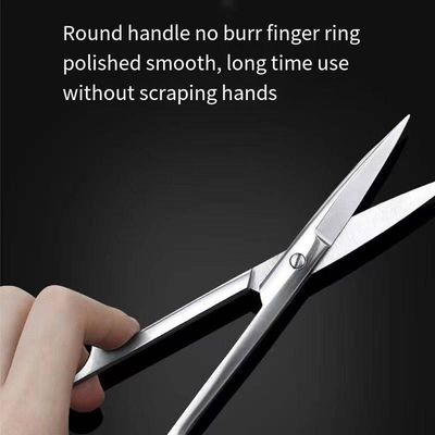 Tijeras desechables de acero inoxidable de 18 cm para propiedades Instrumentos médicos quirúrgicos