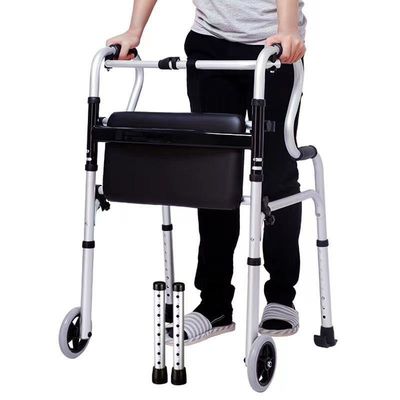 8 engranajes ajustable Senior Aluminio Rollator Caminante con excelente equipo médico