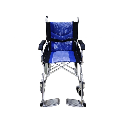 Silla de ruedas médica plegable y portátil para discapacitados con capacidad de carga de 120 kg