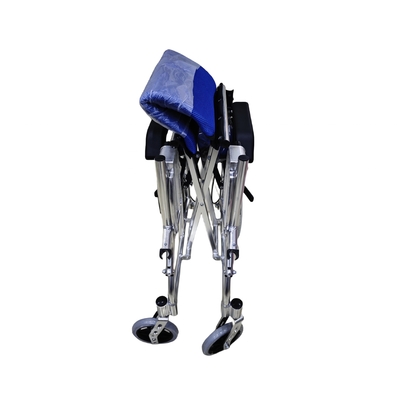 Silla de ruedas médica plegable y portátil para discapacitados con capacidad de carga de 120 kg