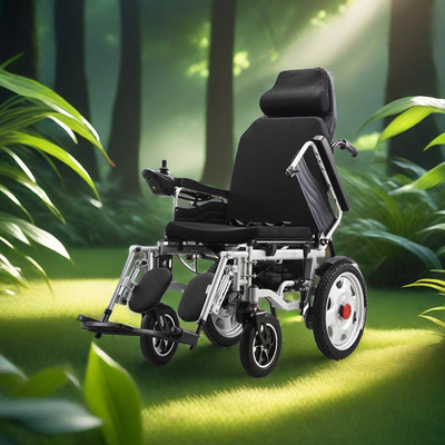 Silla de ruedas eléctrica ligera de clase II con plegado automático 83*49*79cm