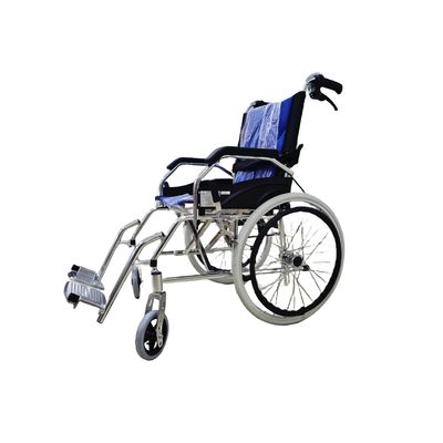 Silla de ruedas de acero plegable manual multifuncional 79*28*73cm 12.7kg Diseño fácil de usar