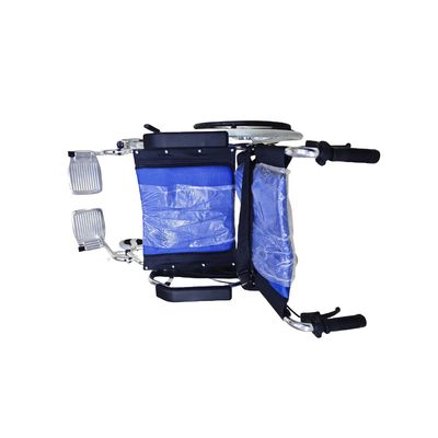 Silla de ruedas de acero plegable manual multifuncional 79*28*73cm 12.7kg Diseño fácil de usar