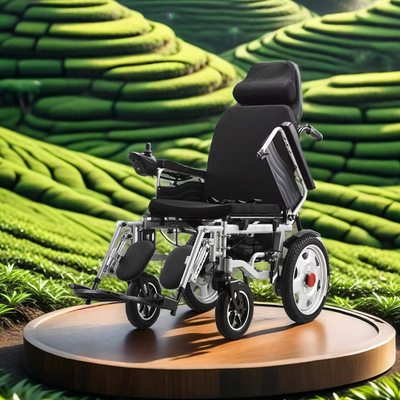Scooter automático de respaldo alto con reclinación completa y excelente mecanismo de plegado