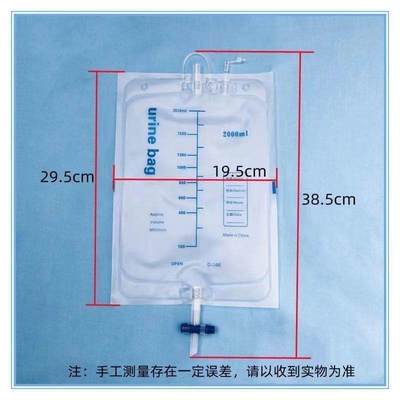 Especificaciones de la atrofia senil Colector pediátrico para anatomía masculina Bolso de orina portátil