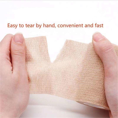 Bandajes protectores no tejidos para suministros médicos Bandajes elásticos autoadhesivos fácilmente desgarrables