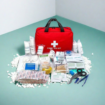 Conjunto de primeros auxilios de emergencia portátil profesional de 25 piezas 26cm*18cm*8cm especificaciones