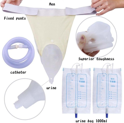 Diseño a prueba de fugas Bolsa de plástico desechable para drenaje de orina para equipos médicos de 2000 ml