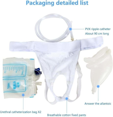 Diseño a prueba de fugas Bolsa de plástico desechable para drenaje de orina para equipos médicos de 2000 ml