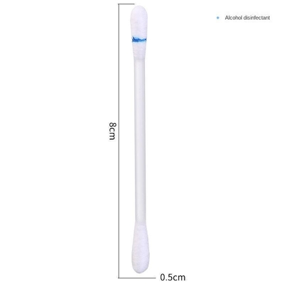Swabs de algodón de alcohol medicinal certificados CE con una vida útil y certificación de 2 años