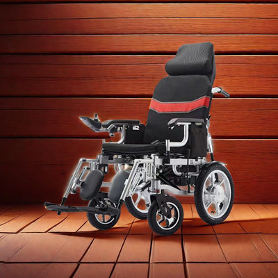 Potencia Batería de plomo plegable totalmente automática silla de ruedas eléctrica plegable para 2024