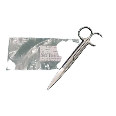 Instrumentos médicos quirúrgicos Tijeras de vendaje de 16 cm con hojas de acero inoxidable duraderas