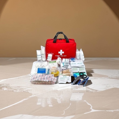 EN 149 -2001 A1-2009 Kit de primeros auxilios portátil para traumatismos y abrasiones