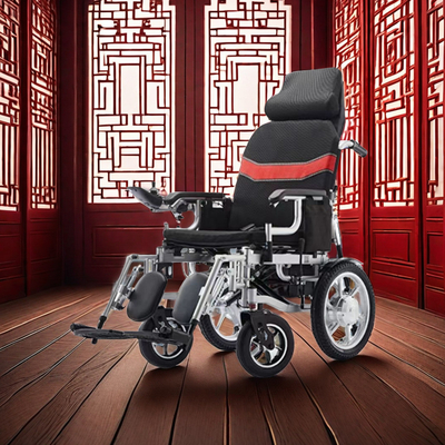2024 silla de ruedas eléctrica plegable para discapacitados competitiva y conveniente en Amazon