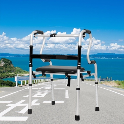 Asiento de paseo vertical plegable sin desmontaje para adultos apoyabrazos de baño reversible