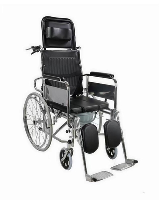 Silla de ruedas ligeramente plegable para usuarios discapacitados Plegable manual y espalda ajustable