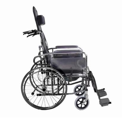 Silla de ruedas ligeramente plegable para usuarios discapacitados Plegable manual y espalda ajustable