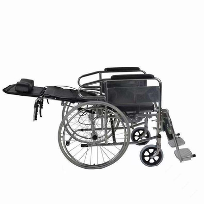Silla de ruedas ligeramente plegable para usuarios discapacitados Plegable manual y espalda ajustable