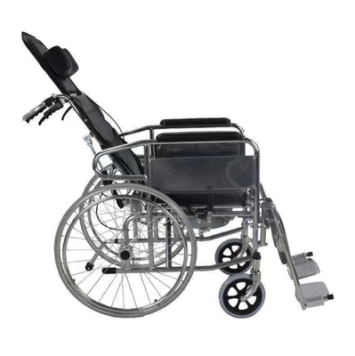 Silla de ruedas ligeramente plegable para usuarios discapacitados Plegable manual y espalda ajustable
