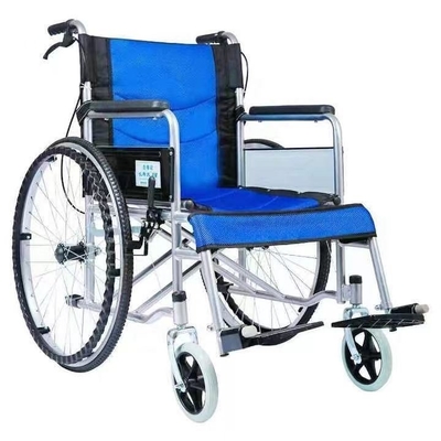 Hospitales Personas de edad avanzada Manual silla de ruedas plegable ligera