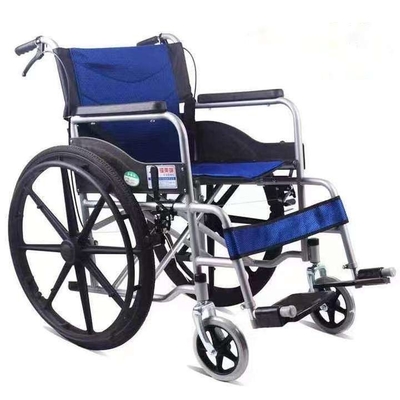 Hospitales Personas de edad avanzada Manual silla de ruedas plegable ligera