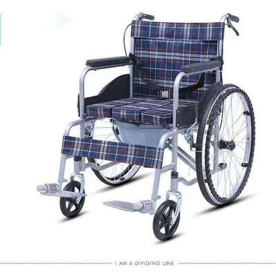Hospitales Personas de edad avanzada Manual silla de ruedas plegable ligera