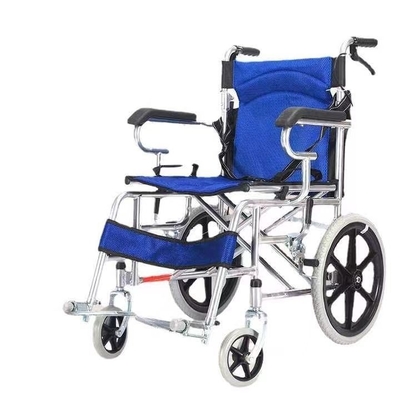Hospitales Personas de edad avanzada Manual silla de ruedas plegable ligera