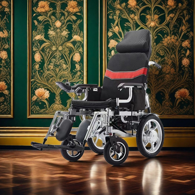 Excelente manual con descuento silla de ruedas eléctrica electrónica para discapacitados médicos 24V