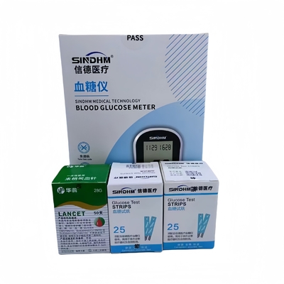 2 Recolección en microscala Kit portátil de monitoreo de la glucosa en sangre