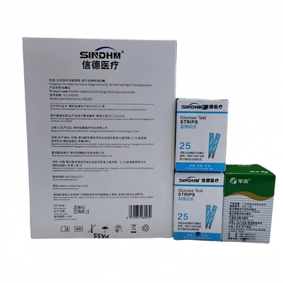 2 Recolección en microscala Kit portátil de monitoreo de la glucosa en sangre
