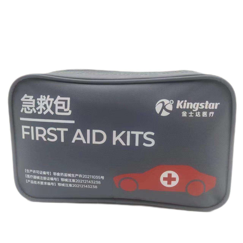Kit de primeros auxilios de rescate de emergencia con dos mangos Bolso médico portátil para viajes en automóvil