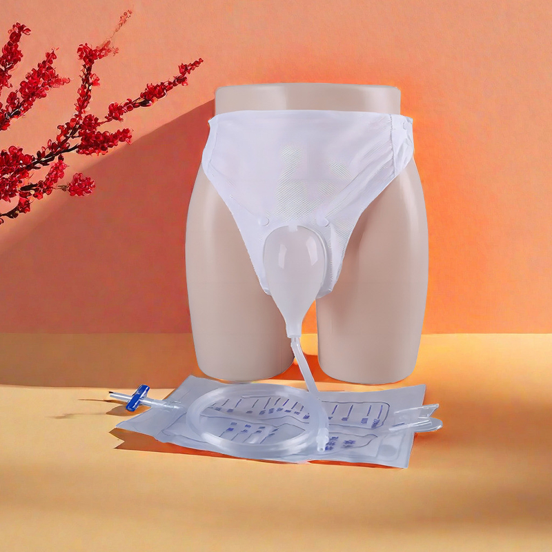 Saco de orina de plástico con doble colgador para todas las estaciones del año